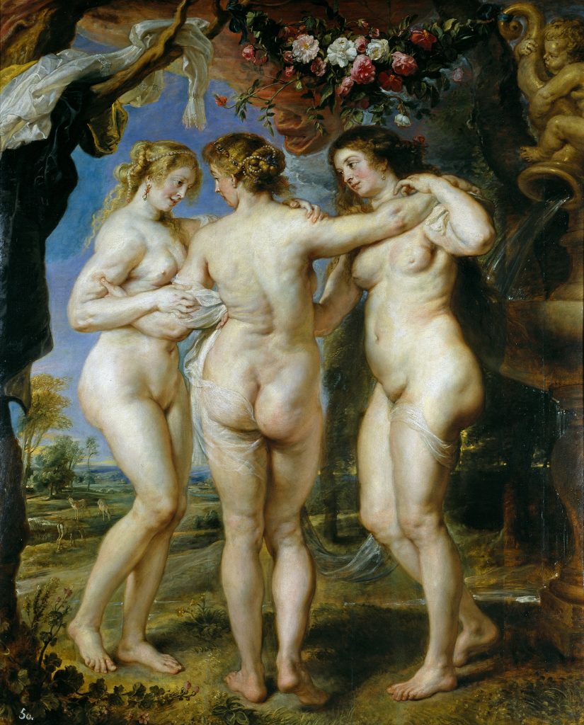 Peter Paul Rubens, De drie gratiën, 1639