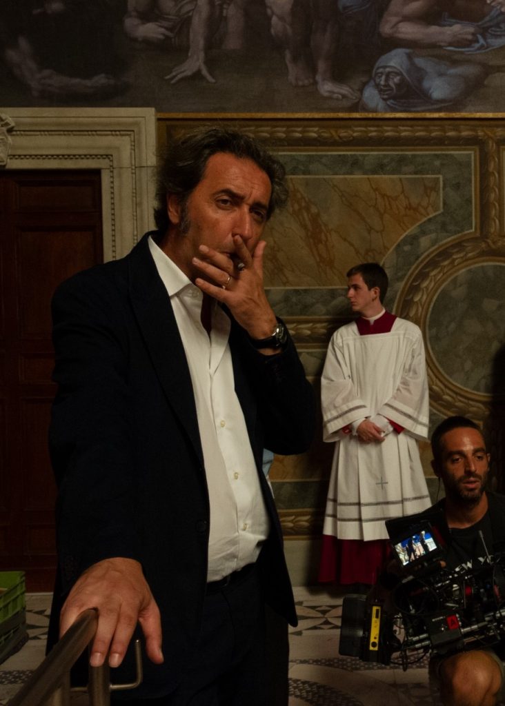 Paolo Sorrentino op de set van The Young Pope, foto: Gianni Fiorito