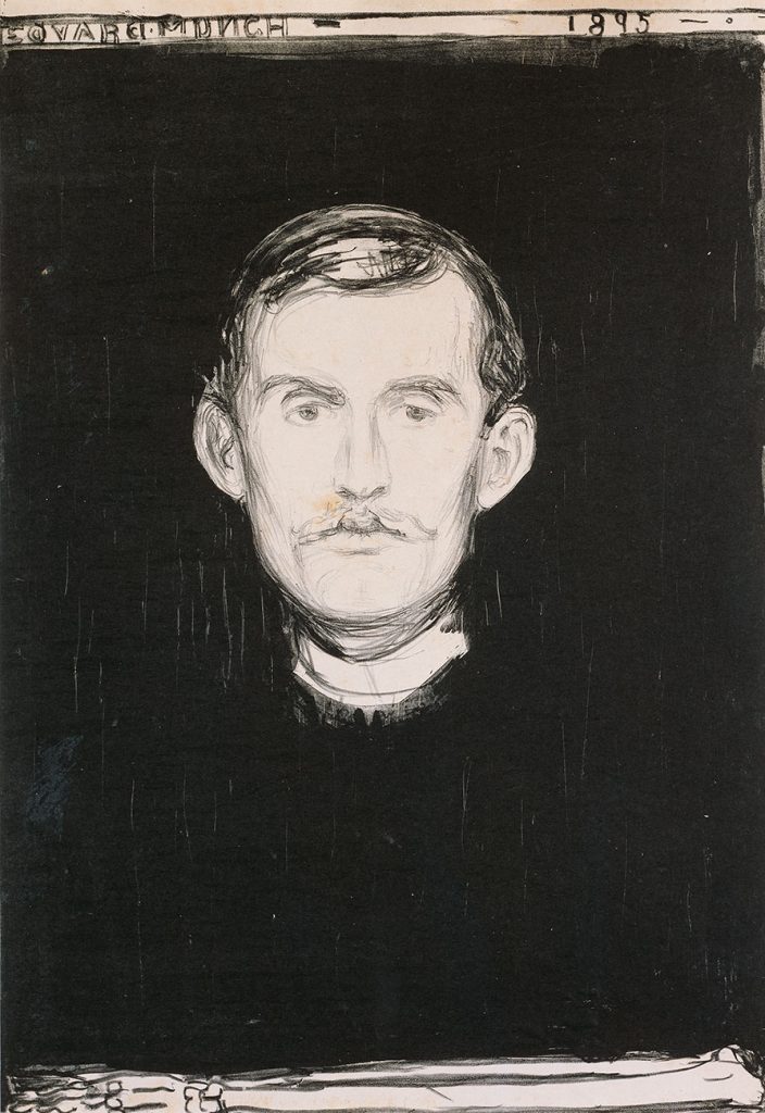 Edvard Munch, Zelfportret, 1895