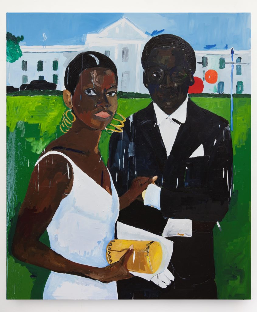 Henry Taylor, Cicely and Miles Visit the Obama’s, 2017