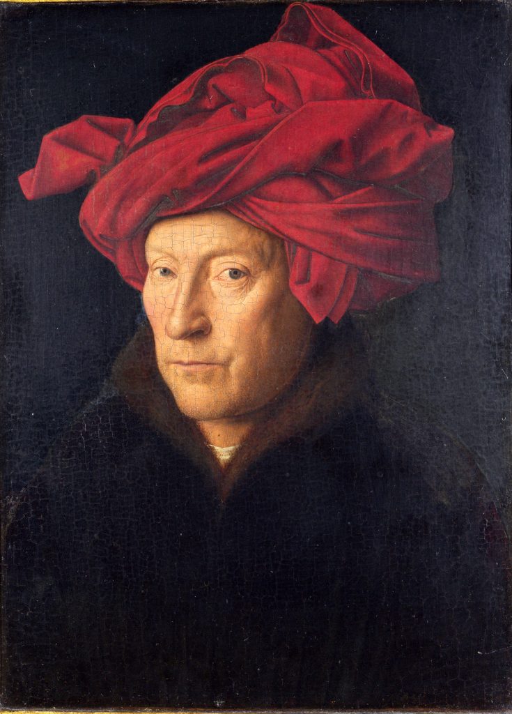 Jan van Eyck, Portret van een man met rode tulband, 1433
