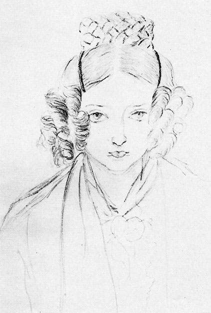 Koningin Victoria, Zelfportret, 1835
