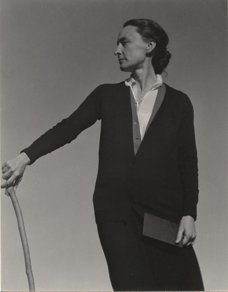 Alfred Stieglitz, Georgia O'Keeffe, 1927, gelatin silver print, 11.7 x 9.2 cm, Museum of Modern Art, New York