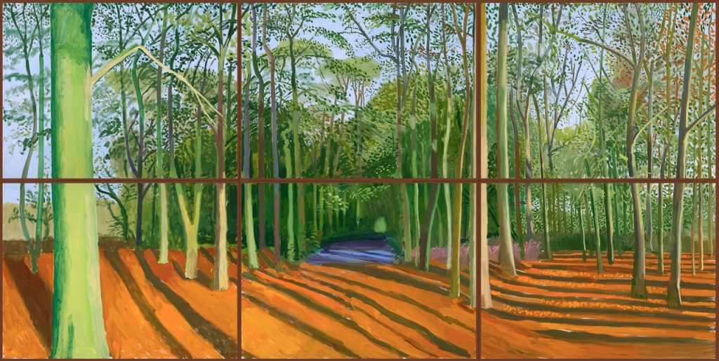 Woldgate Woods, 6 & 9 November 2006 (2006) © David Hockney