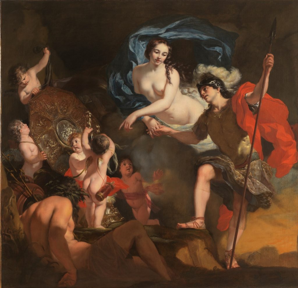 Gerard de Lairesse, Venus schenkt wapens aan Aeneas, 1668, Collectie Museum Mayer van den Bergh, Antwerpen