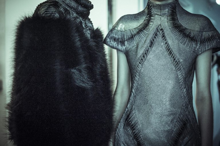 Iris Van Herpen AW14, Backstage, 4th March 2014 Shot By Morgan O'Donovan