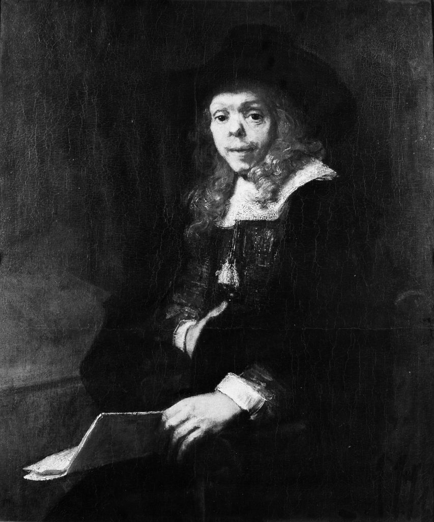 Rembrandt van Rijn, Portret van Gerard de Lairesse (1665-1667) Robert Lehman Collection, 1975