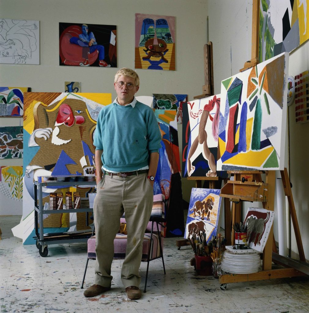 English artist David Hockney, 1988. (Photo by David Montgomery/Getty Images)