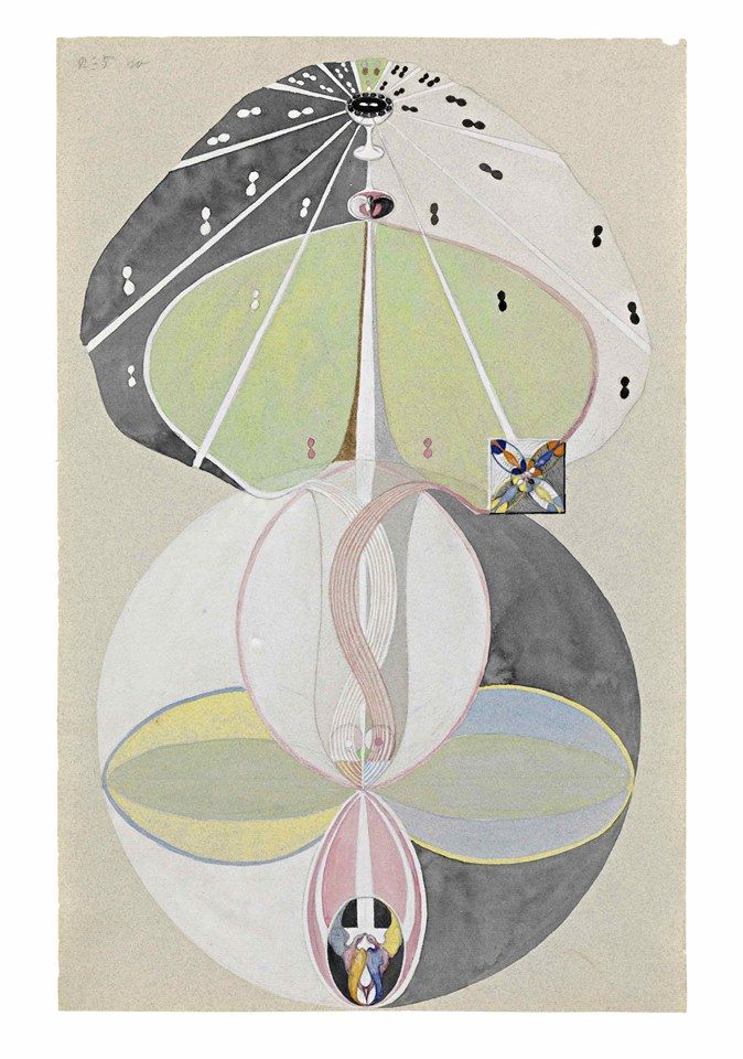 Hilma af Klint, Tree of Knowledge, No. 5, 1915
