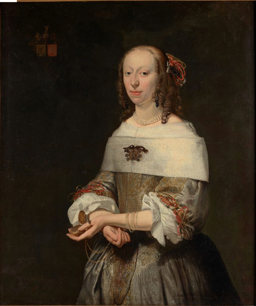 Nicolaas Wieringa, Portret van Lucia Helena van Aebinga, 1660