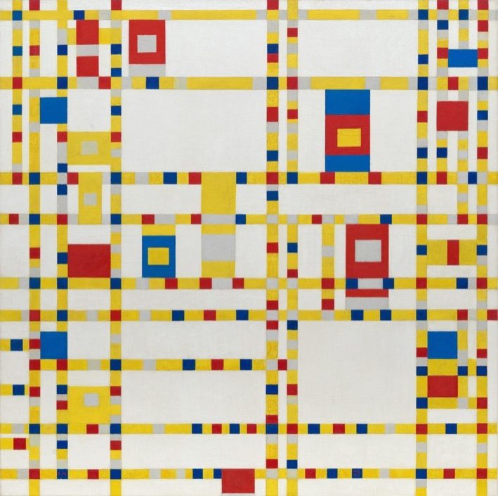 Piet Mondriaan, {{Broadway Boogie Woogie}}, 1942-1944 | Museum of Modern Art, New York