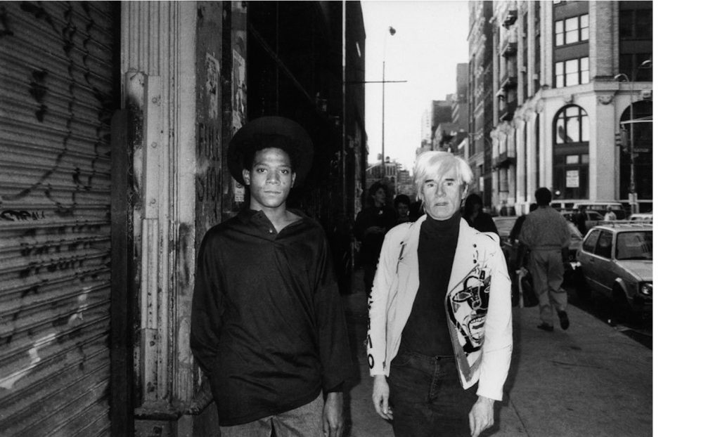 Jean-Michel Basquiat, Andy Warhol | (foto Ricky Powell)