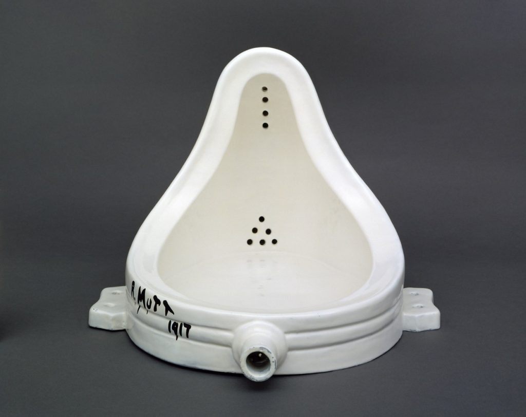 Fountain, 1917, (een replica uit 1964), Tate Londen