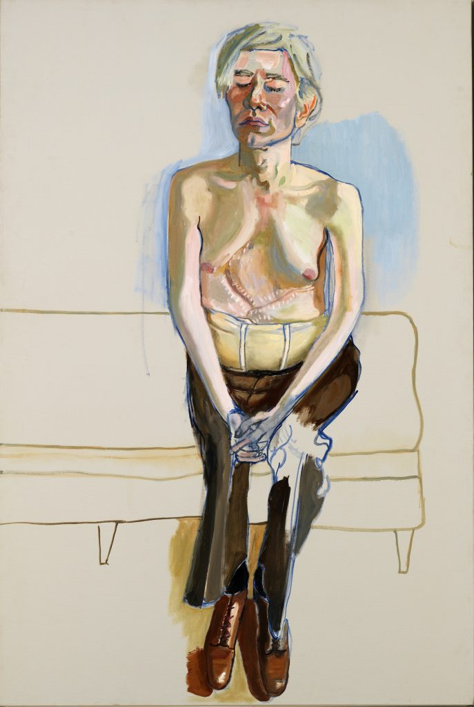 Alice Neel, Andy Warhol 1970, The Whitney Museum of American Art, New York © Estate of Alice Neel