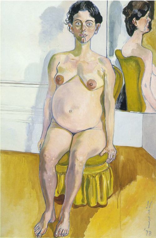 Alice Neel, Margaret Evans Pregnant, 1978, ICA Boston © Estate of Alice Neel