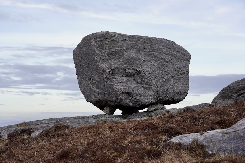 Anke Riesenkamp, The Queen Stone on the Isle of Coll, March, 2022
