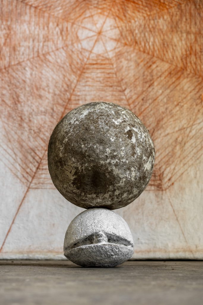 Art works by Bijoy Jain that are on show at the exhibition at the Fondation Cartier in Paris. Photo: Neville Sukhia