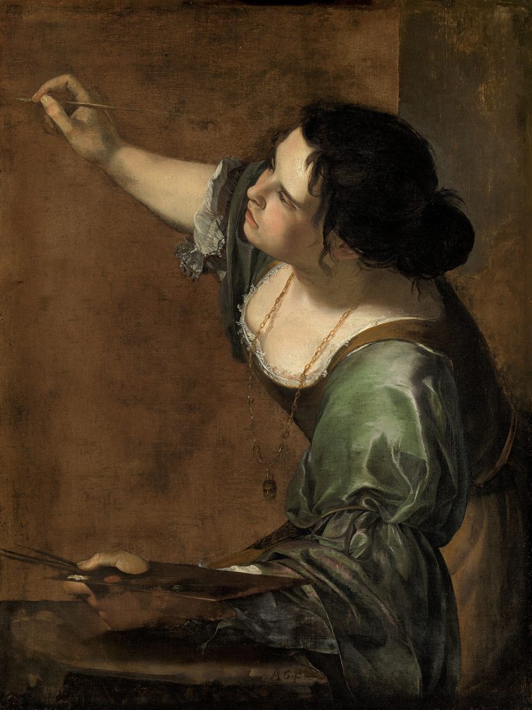 Artemisia Gentileschi, Zelfportret als allegorie van de schilderkunst, 1638-39