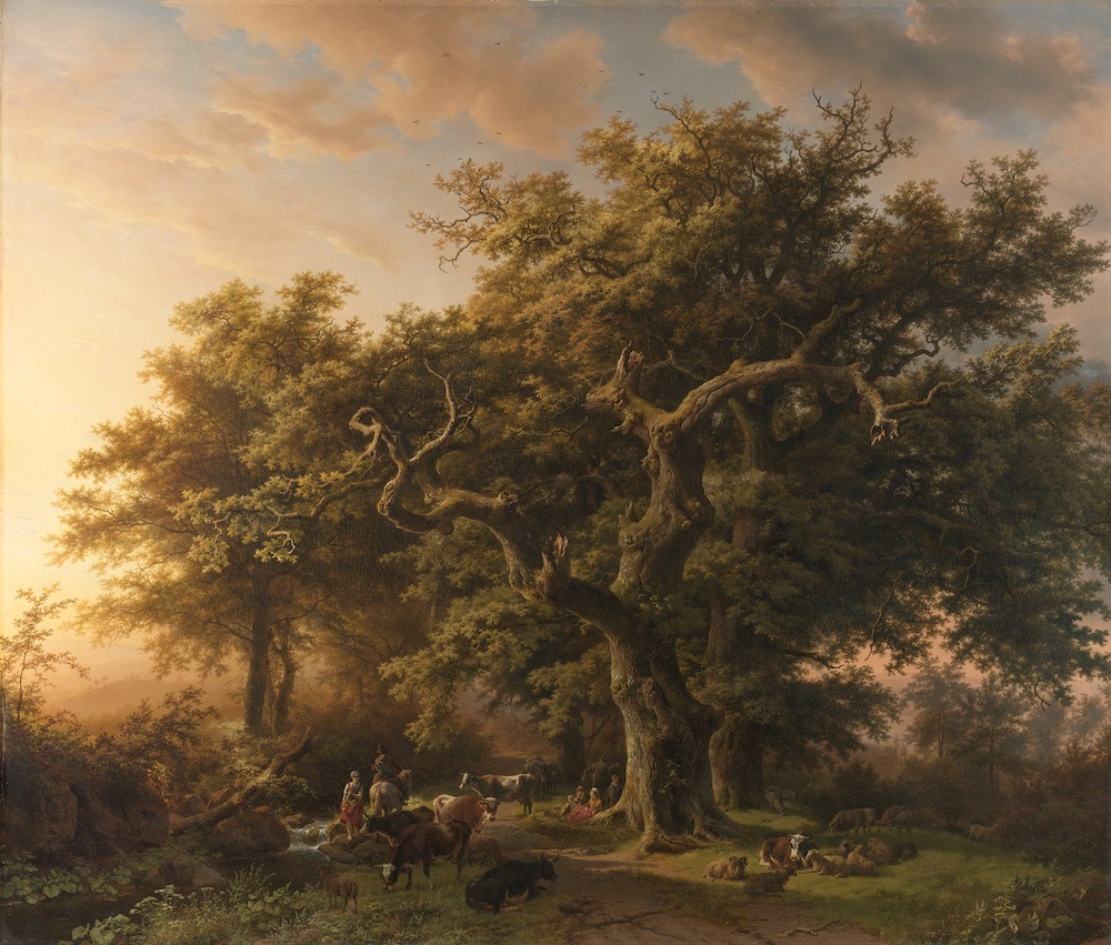 Barend Cornelis Koekkoek, Bosgezicht, 1848, olieverf op doek, 136 × 160 cm, Rijksmuseum Amsterdam