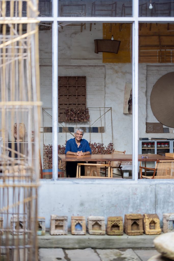 Bijoy Jain in his Studio in Mumbai, 2023