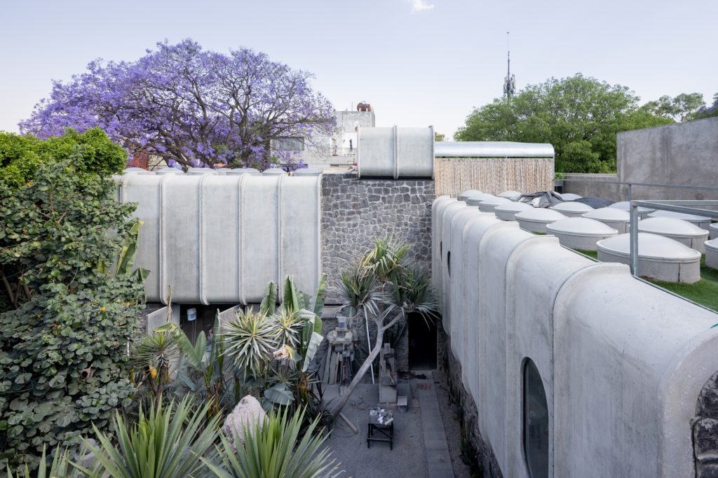 Courtyard of the house, Mexico City, Mexico, 2021