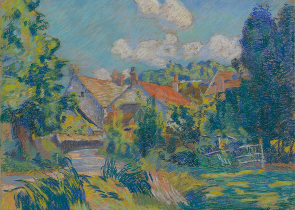 Vincent van Gogh, Toegangspoort van de Moulin de la Galette, 1887