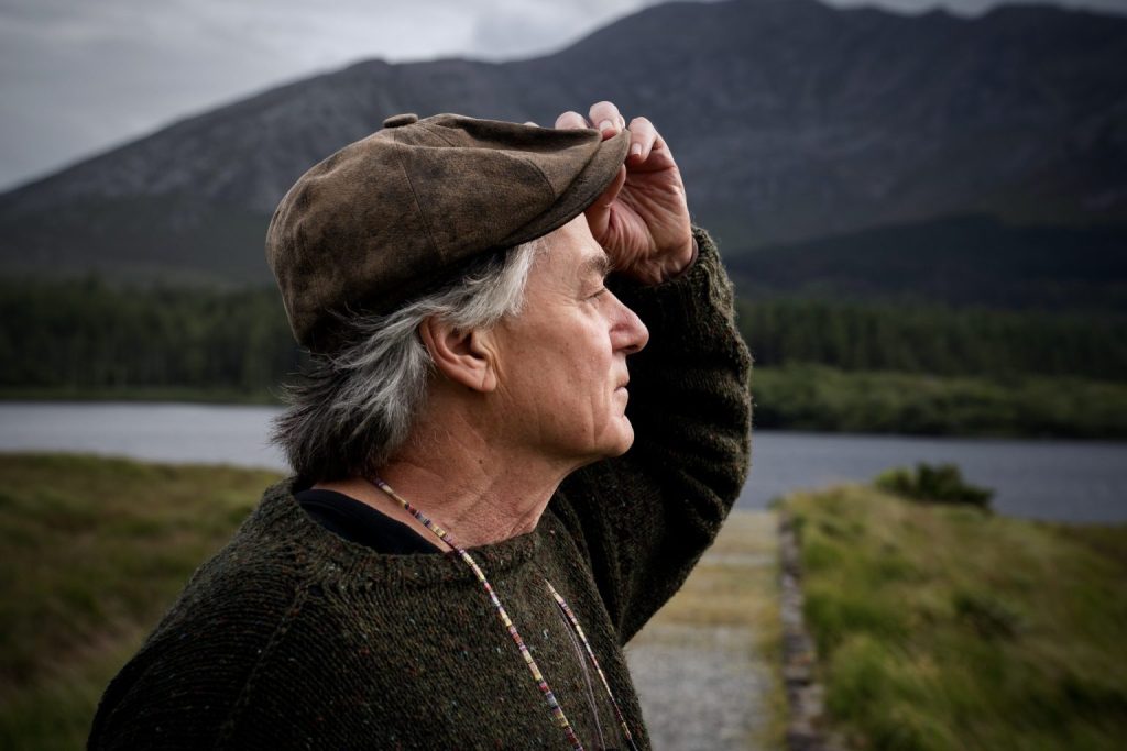 Portrait of David Whyte at Lough Inagh Photo: Bodi Hallett