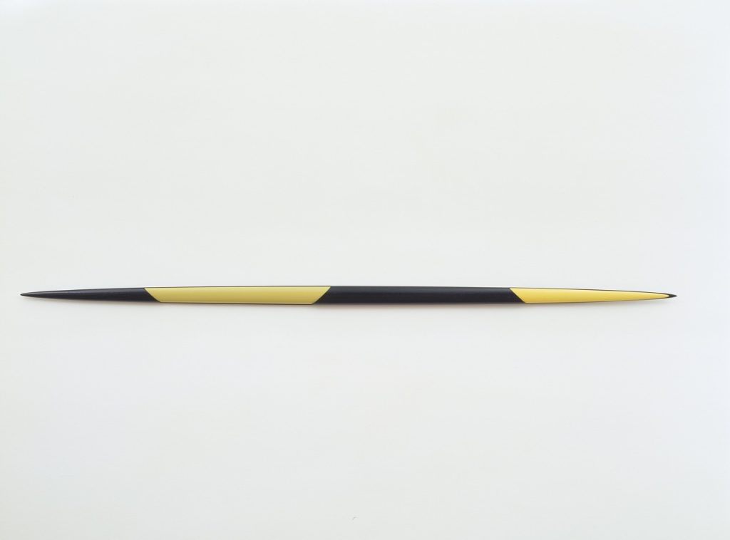 Isa Genzken, {{Black-yellow Ellipsoid ‘Kümmel’}}, 1981