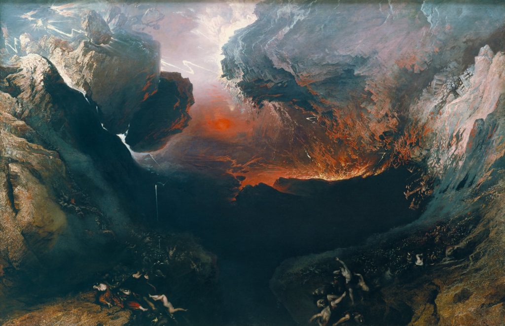 John Martin, The Great Day of His Wrath, 1851-53, olieverf of doek, 197 × 303 cm, Tate Britain, Londen