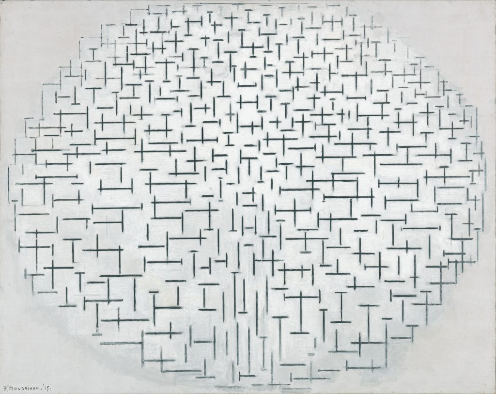 Piet Mondriaan, Compositie 10 in zwart wit