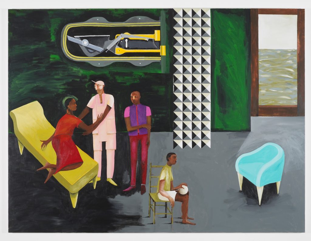 Lubaina Himid, Le Rodeur: The Lock (detail), 2016