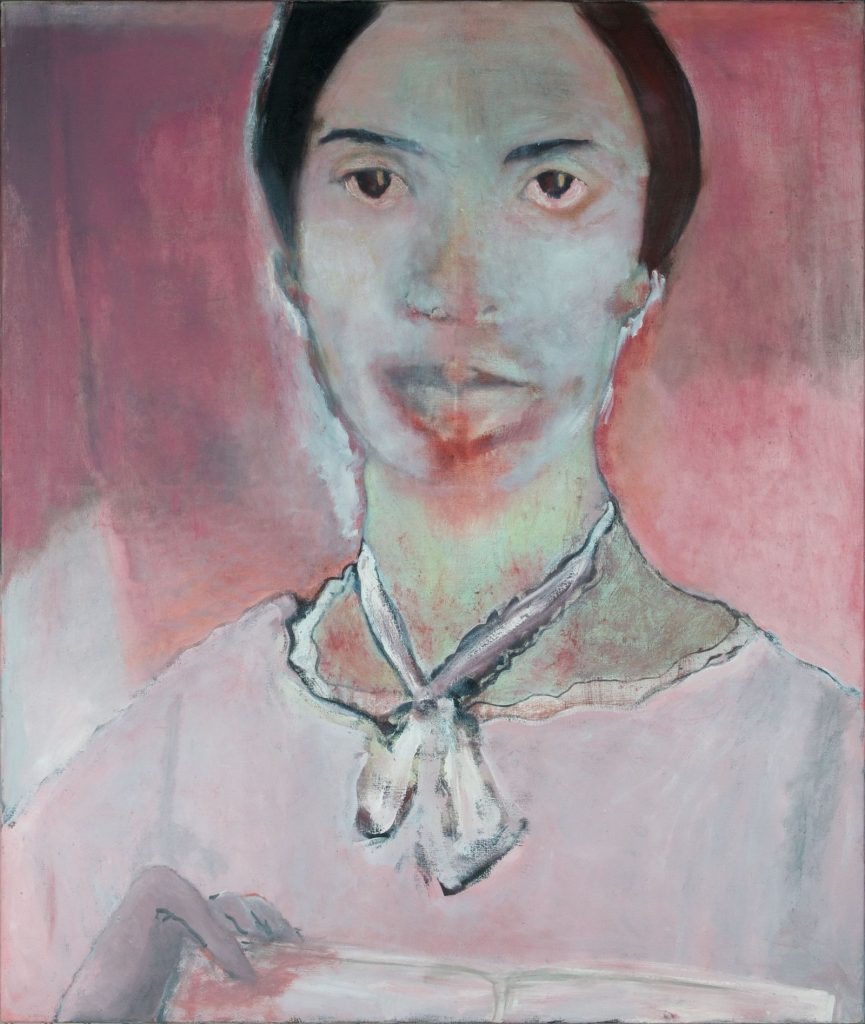 Marlene Dumas, Emily, 1984, oil on canvas, 130 x 110 cm. photo: Peter Cox