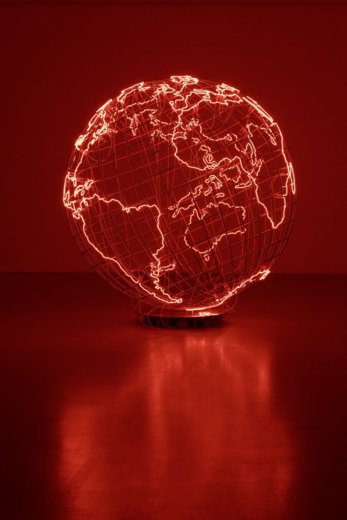 Mona Hatoum, Hot Spot III, 2009, Photo: dotgain.com