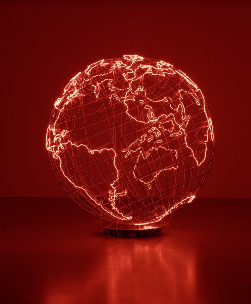 Mona Hatoum, Hot Spot III, 2009, Photo: dotgain.com