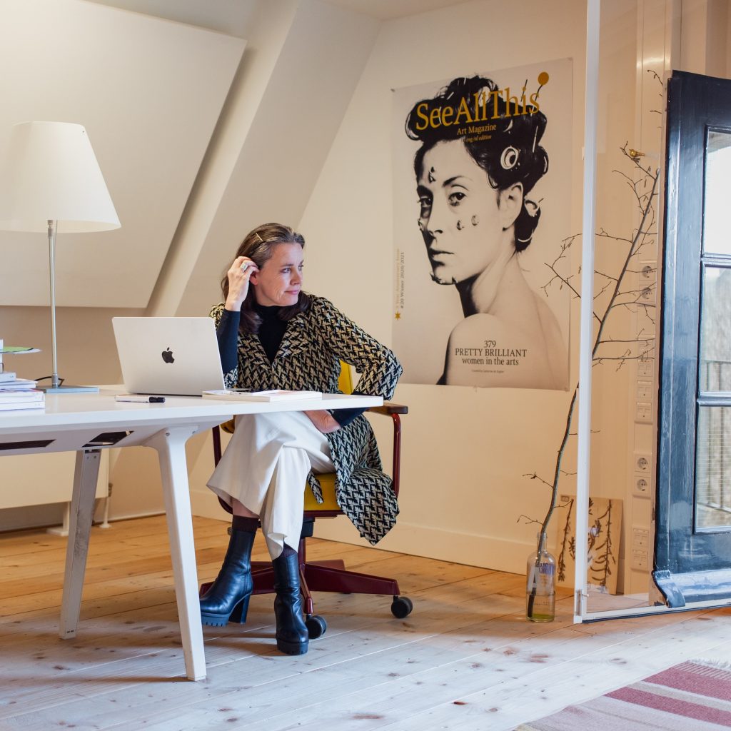 Nicole Ex at the office of See All This