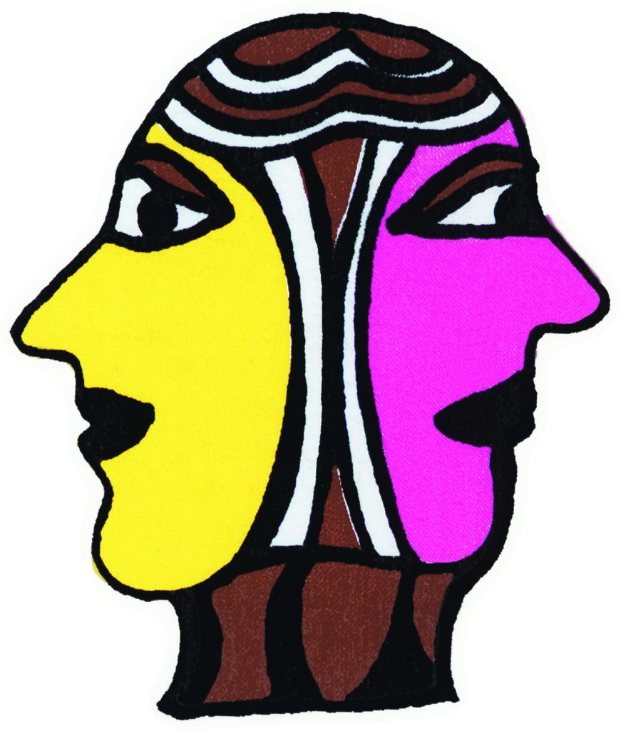 Niki de Saint Phalle, Sticker DoubleTete