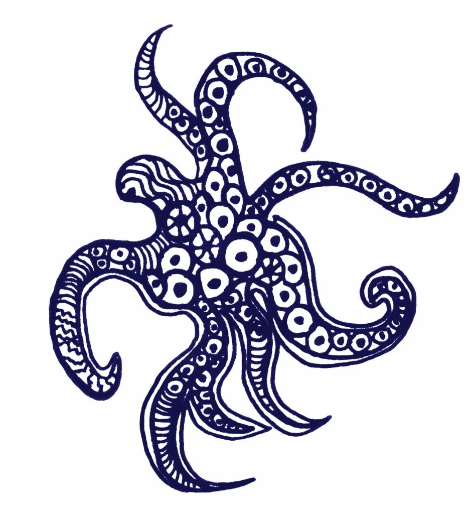 Niki de Saint Phalle, Sticker Octopus