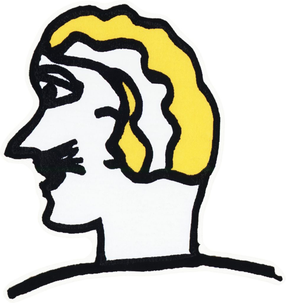 Niki de Saint Phalle, Sticker Tete d'Homme