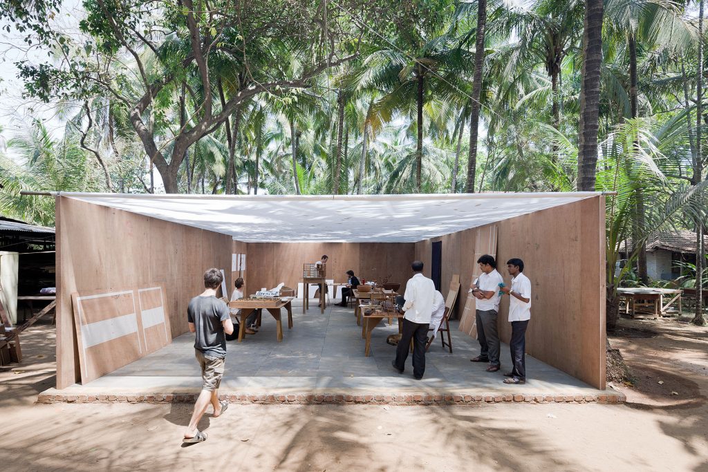 Courtyards, design by Studio Mumbai, Mumbai, India, 2016