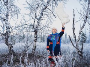 Marja Helander, Britta Marakatt-Labba (born 1951) | Portrait of Honour 2022, Swedish National Portrait Gallery