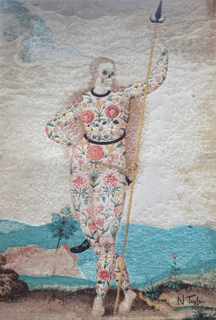 Nathalie Taylor, {{Force of Nature}}, 2015, wandtapijt, 180 × 120 cm, collectie Judy Riley | © Natalie Taylor, Pictoright, Nederland
