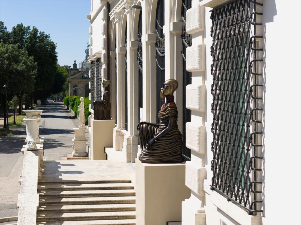 Wangechi Mutu at the Villa Borghese