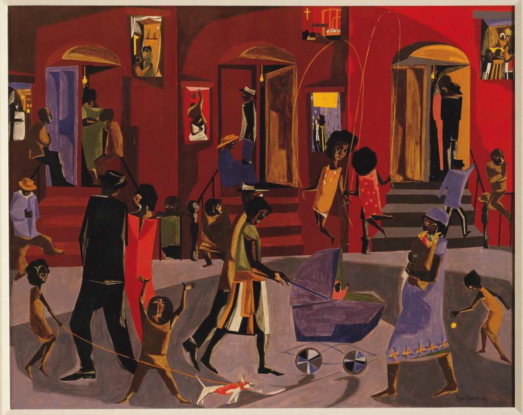 Jacob Lawrence, Brownstones