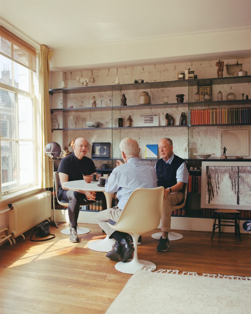 Peter Struycken, Wessel Reinink en Hans Locher | foto: Wouter le Duc