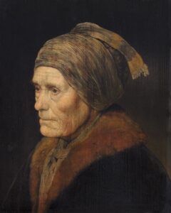 Meester I.S., Portret van een oude vrouw, 1651, Kunsthistorisches Museum, Wenen