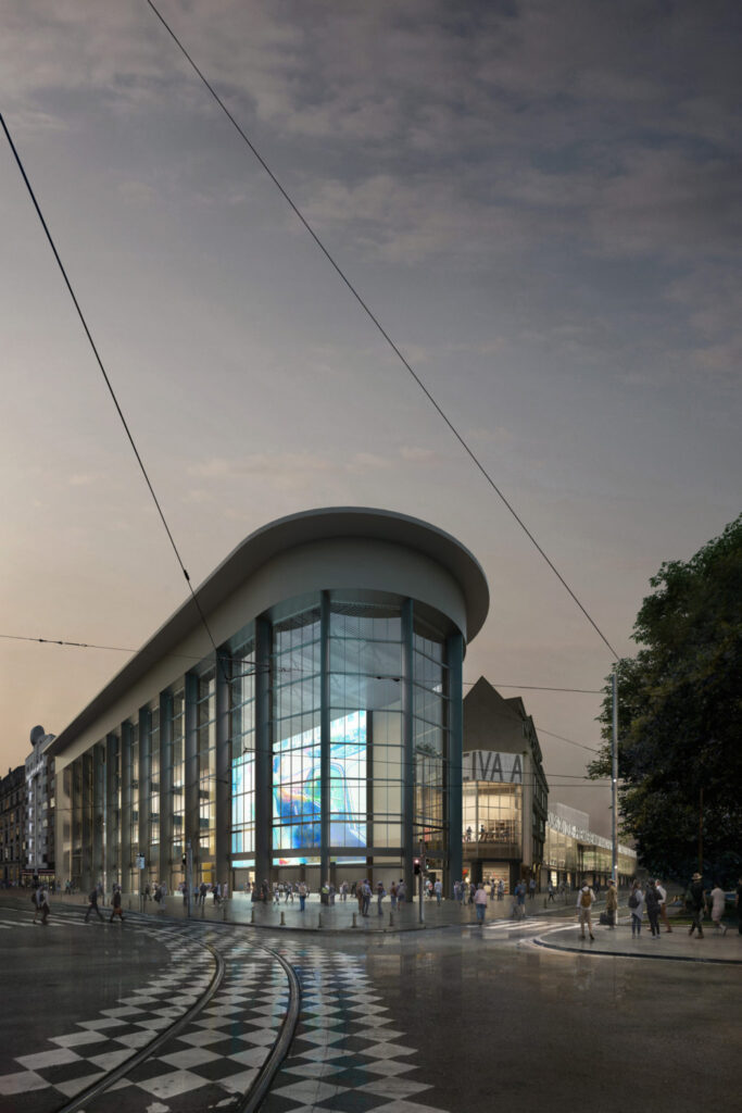 Atelier Kanal, A Friday night in May, Kanal Square Sainctelette | © Sergison Bates archite