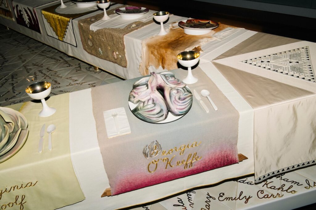 Judy Chicago, The Dinner Party, The Brooklyn Museum
