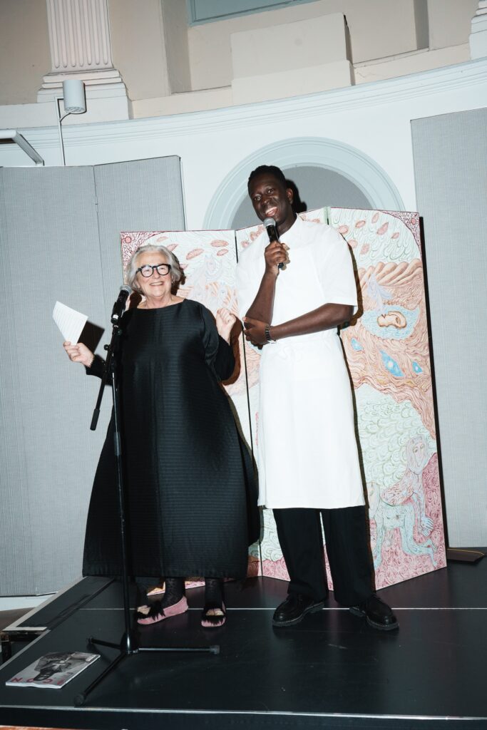 Lidewij Edelkoort en Mory Sacko