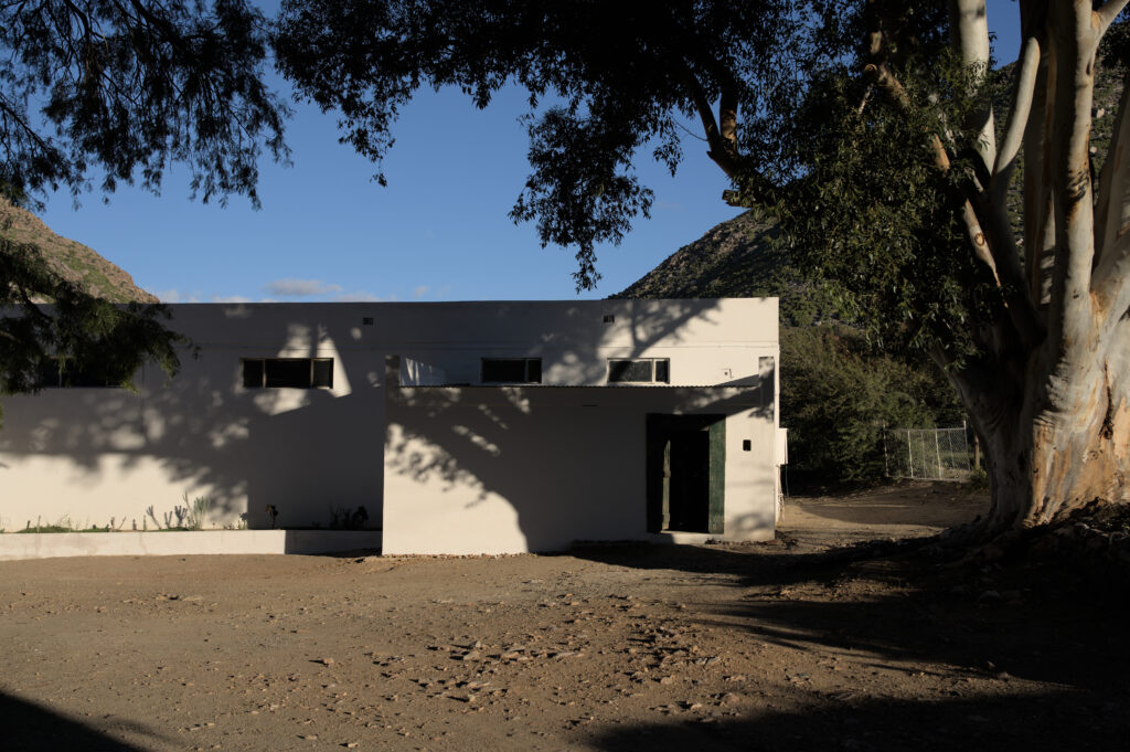 De studio van Frances van Hasselt, Prince Albert, de Karoo, Zuid-Afrika