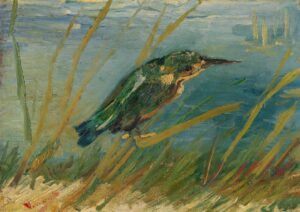Vincent van Gogh, IJsvogel aan de waterkant, 1886